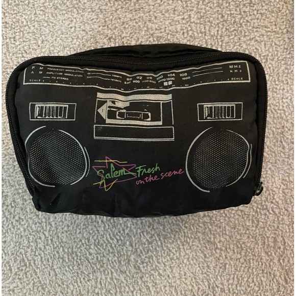Vintage Salem Cigarettes Black Promotional Boombox Ice Lunch Box - Picture 1 of 4